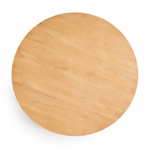Marmoholz Siena – Stolik Kawowy | Jasny Mango | Ø80 cm